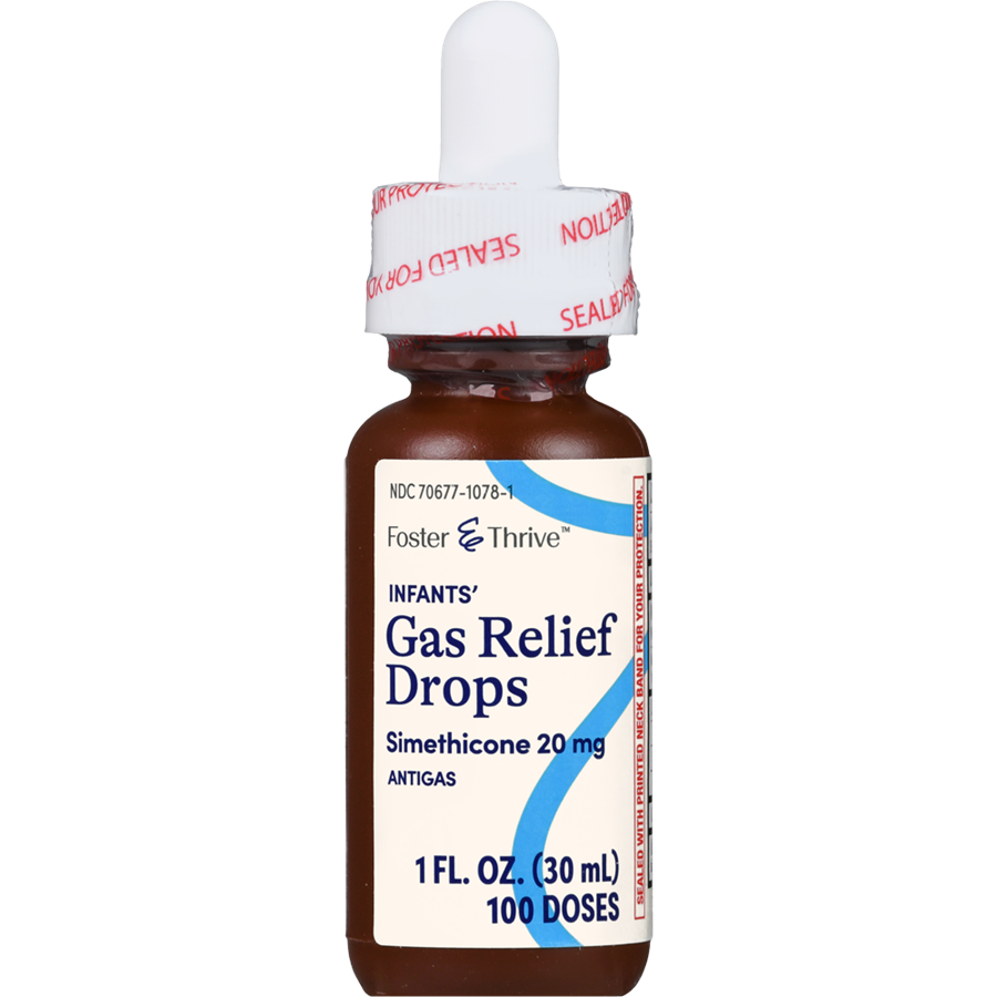 Foster & Thrive Infants' Gas Relief Simethicone Drops, 20 mg - 1 fl oz