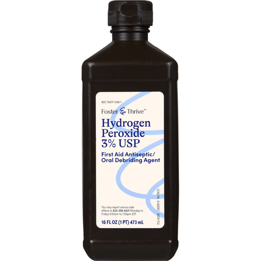 Foster & Thrive Hydrogen Peroxide 3% USP, 16 oz