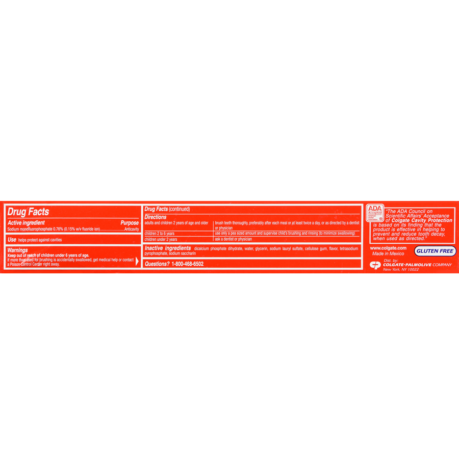 Colgate Cavity Protection Regular Fluoride Toothpaste, 6 oz