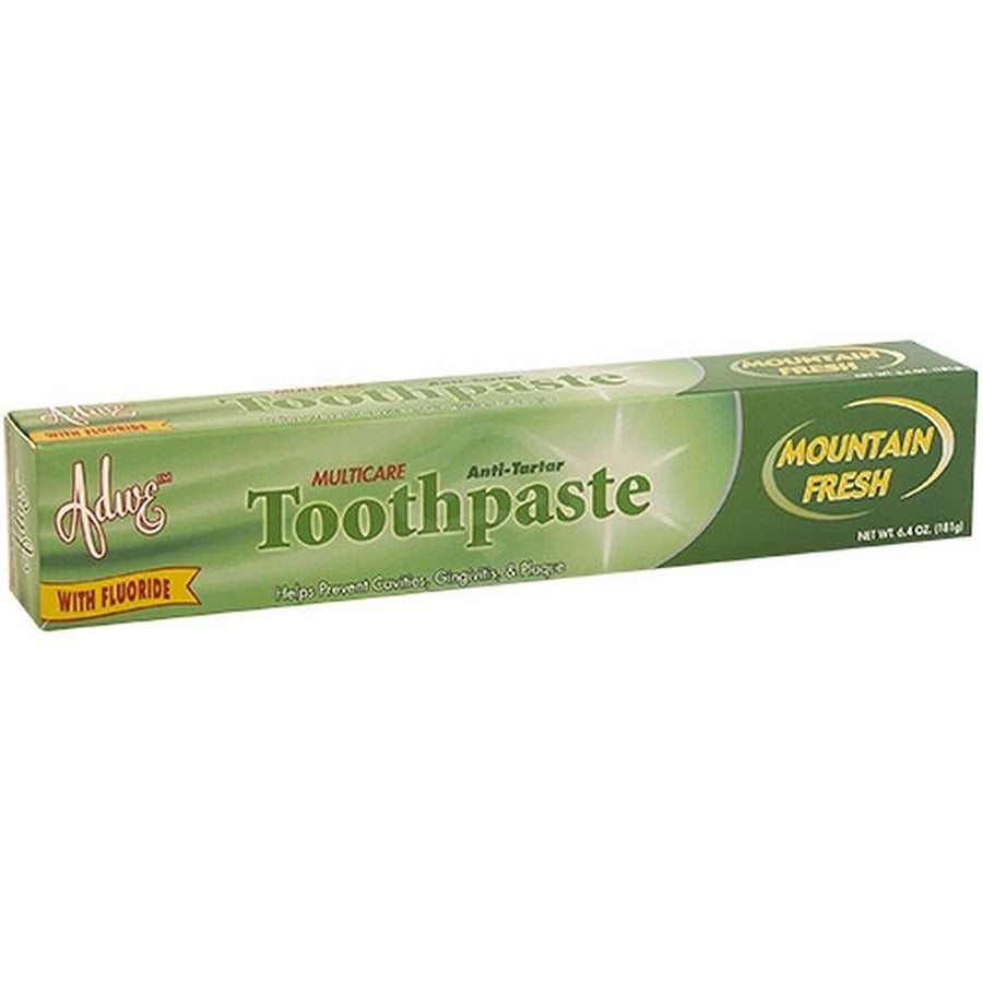 Adwe Toothpaste Anti-Tartar Mountain Fresh with Flouride - 5.4oz