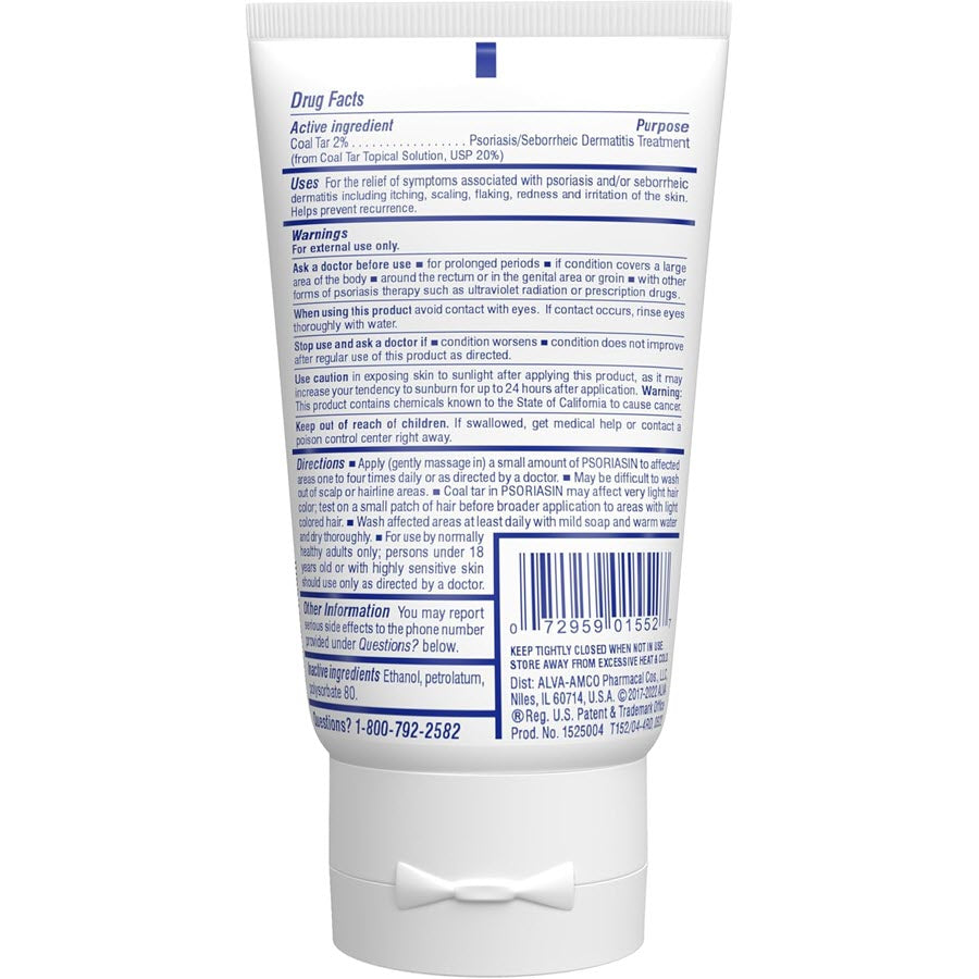 Psoriasin Deep Moisturizing Ointment - 2% Coal Tar, 4.2oz