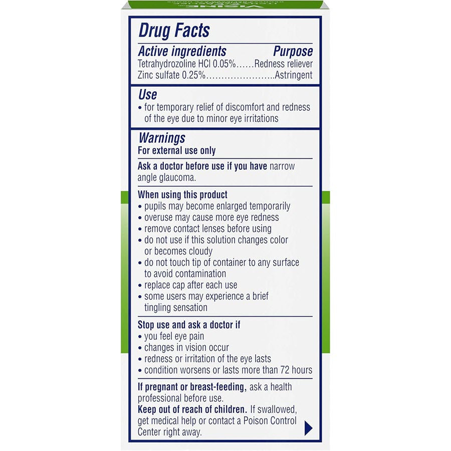 Visine A.C. Astringent Redness Reliever Eye Drops - 0.5oz