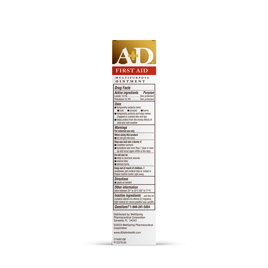 A+D First Aid Ointment Skin Protectant With Vitamin A&D, 1.50oz