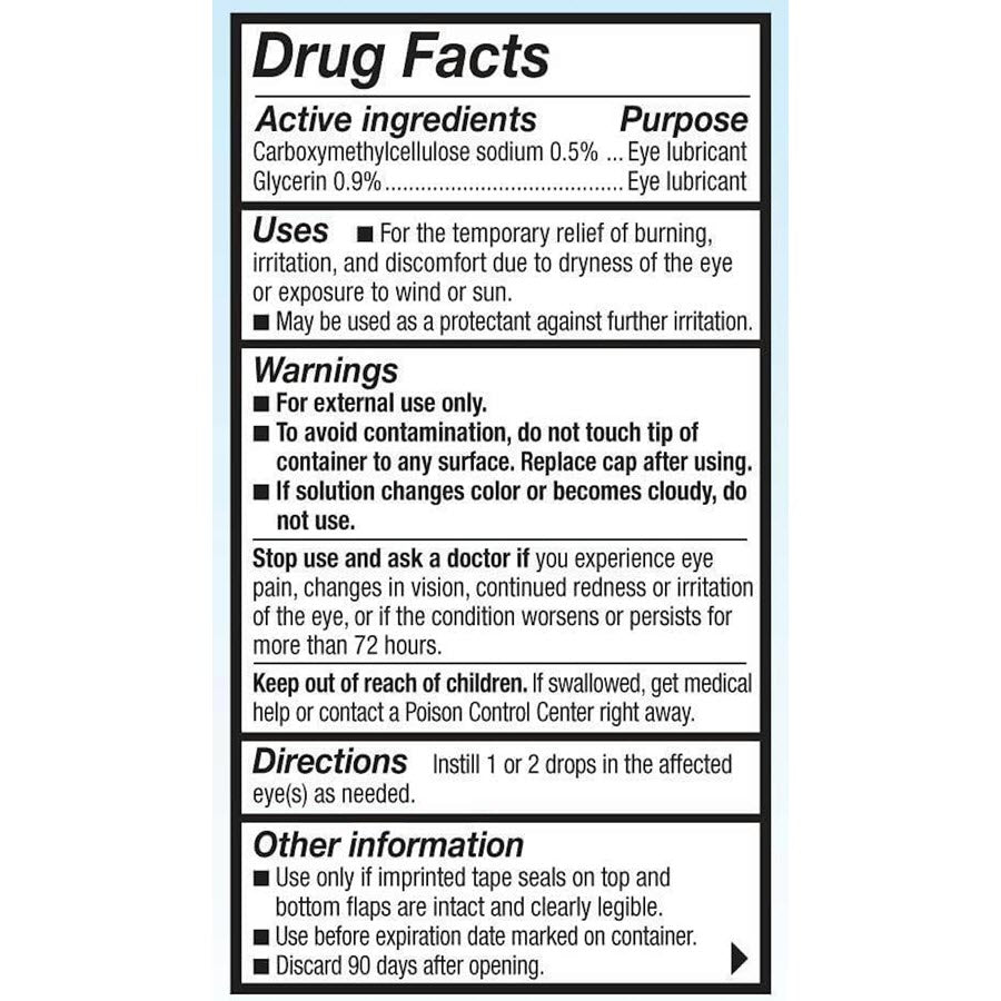 Refresh Optive Eye Drops - 0.5 fl oz