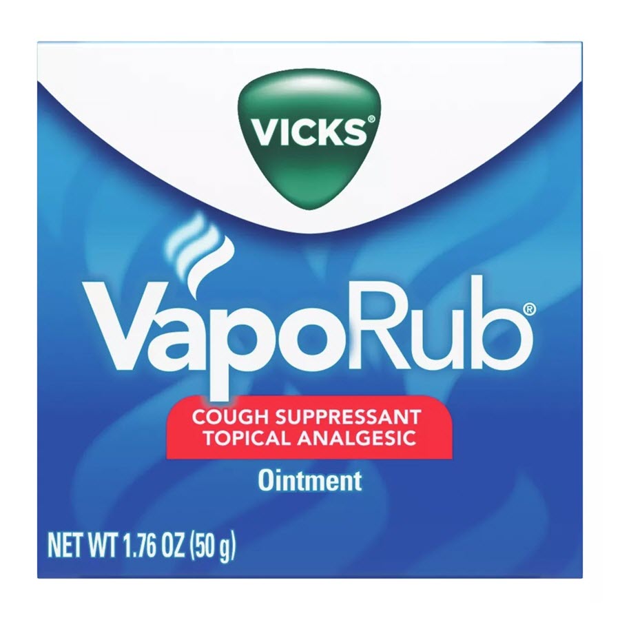 Vicks VapoRub Cough Suppressant Ointment, 1.76oz