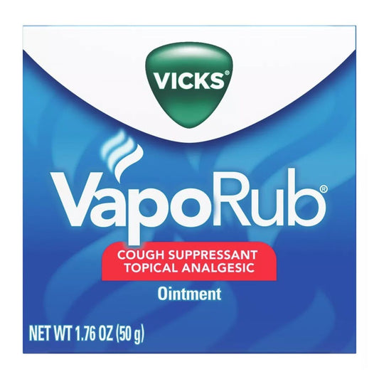 Vicks VapoRub Cough Suppressant Ointment, 1.76oz