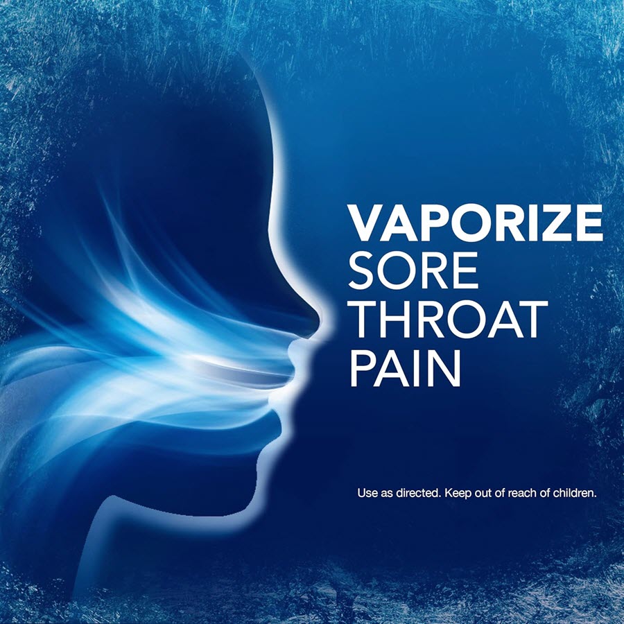 Vicks VapoCOOL Severe Sore Throat Max Strength Drops, Winterfrost - 18 ct