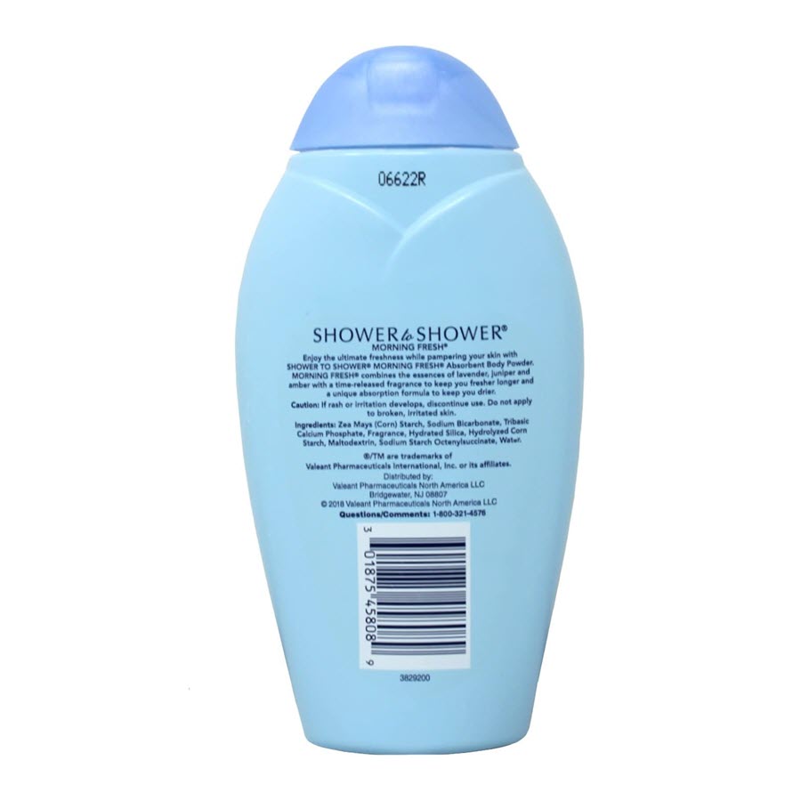 Shower To Shower Absorbent Body Powder, Morning Fresh, 8oz