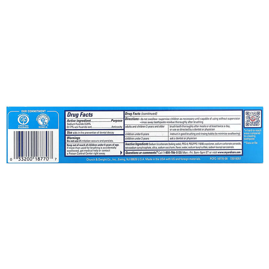 Arm & Hammer PeroxiCare Healthy Gums Toothpaste, 6oz