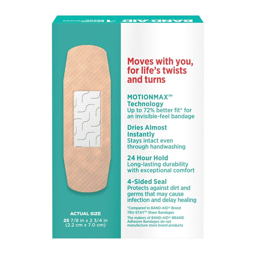 Band-Aid Skin-Flex All One Size, 25ct
