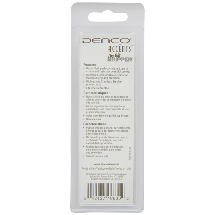 DENCO The Big Gripper Slant Tip Tweezers
