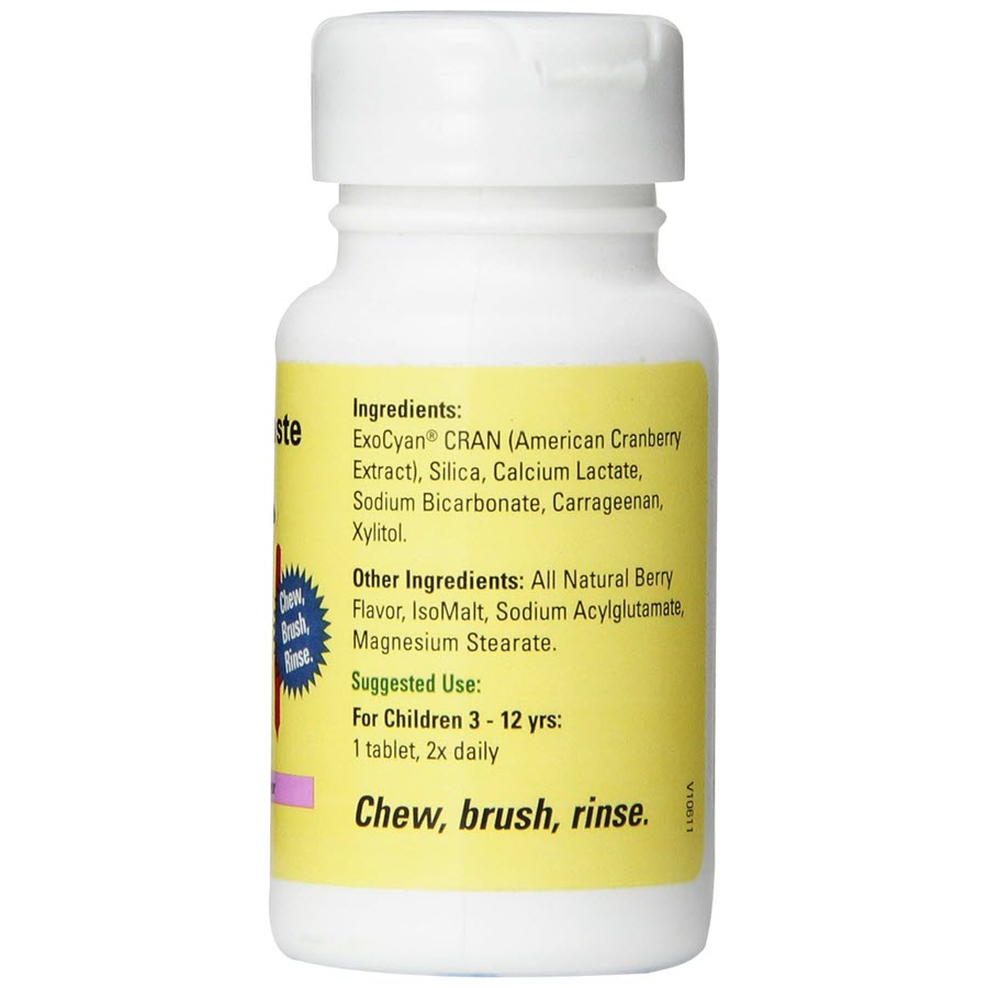 ChildLife Toothpaste Tablets, Natural Berry, 60 Tablets