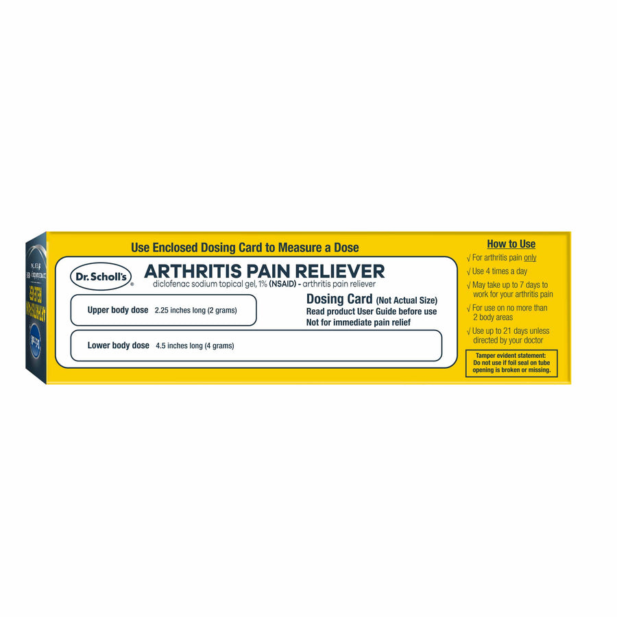 Dr. Scholl's Arthritis Pain Reliever Gel, 1.76 oz
