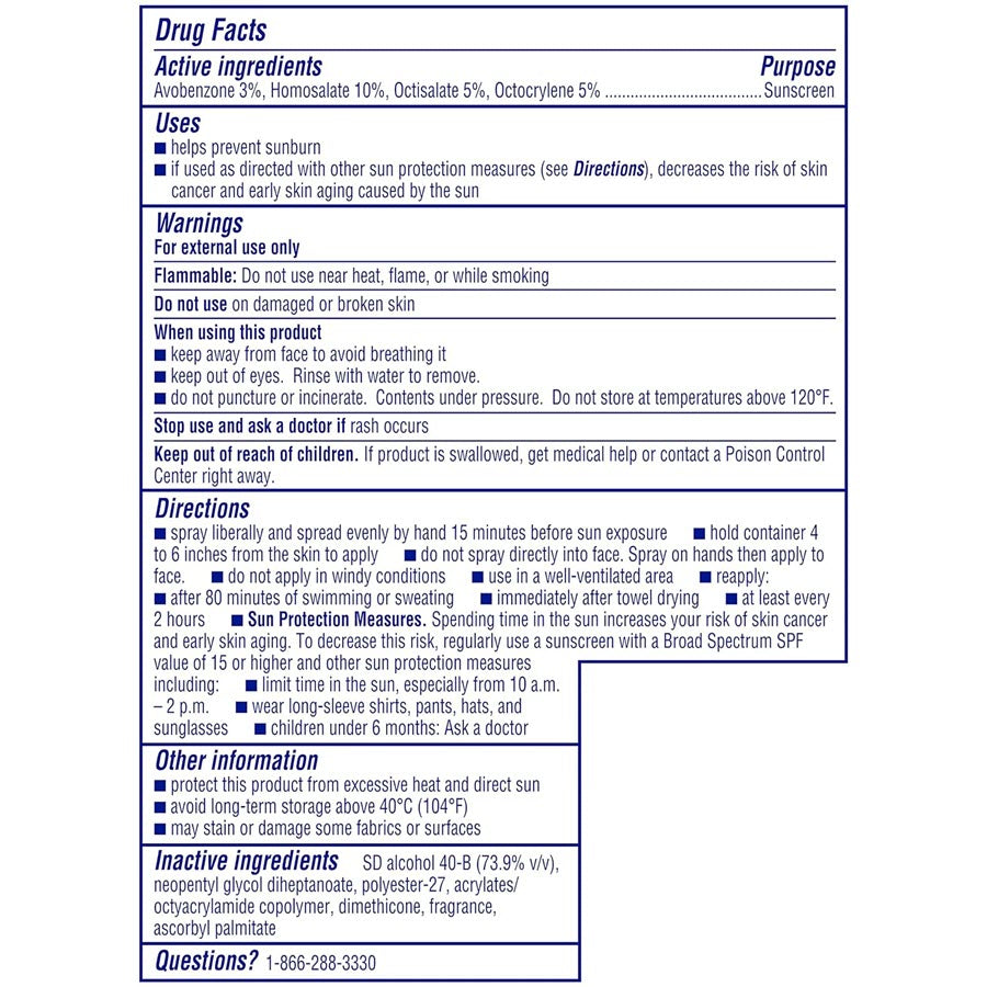 Coppertone SPORT Sunscreen Spray SPF 50, 5.5oz