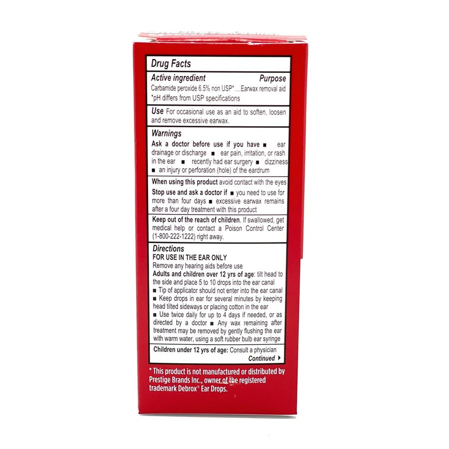 Leader Earwax Removal Drops 0.5 fl oz