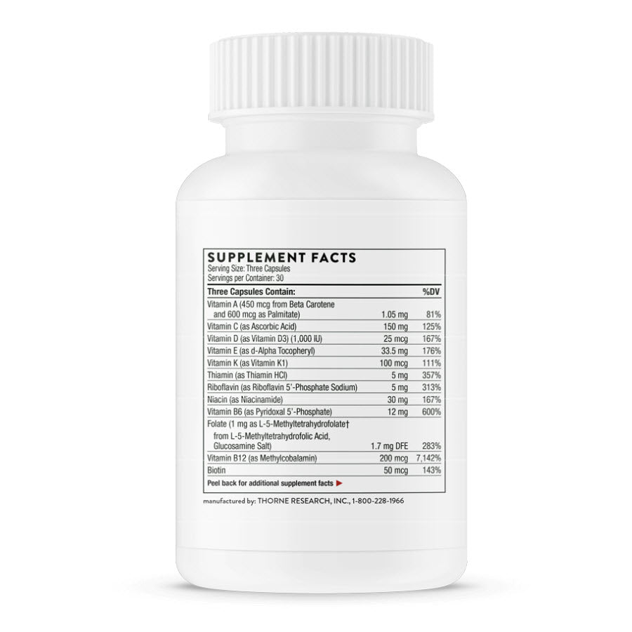 Thorne Basic Prenatal, 90 Capsules