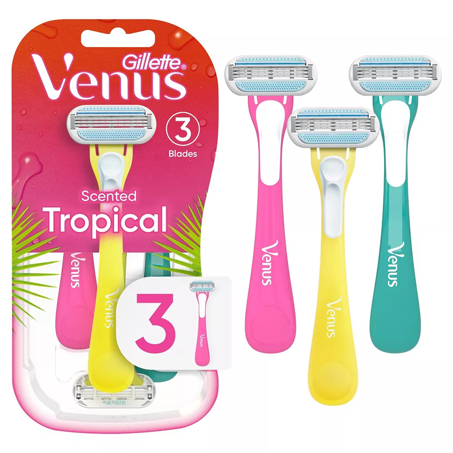 Gillette Venus Tropical Women's Disposable Razors - 3ct
