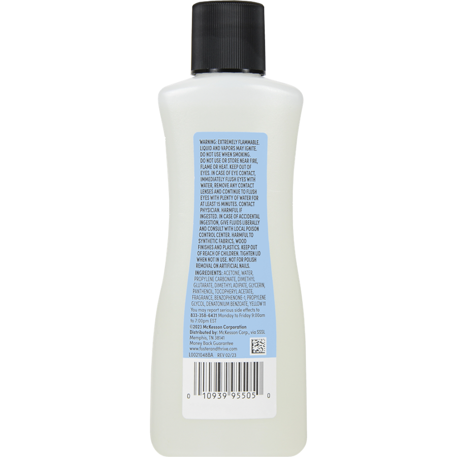 Foster & Thrive Regular Nail Polish Remover, 6 oz