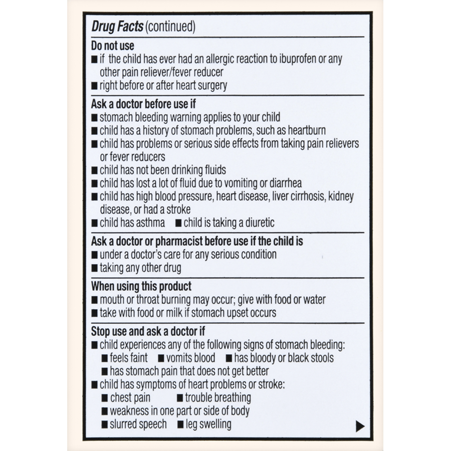 Foster & Thrive Children's Ibuprofen IB Chewable Tablets 100 mg Orange, 24ct