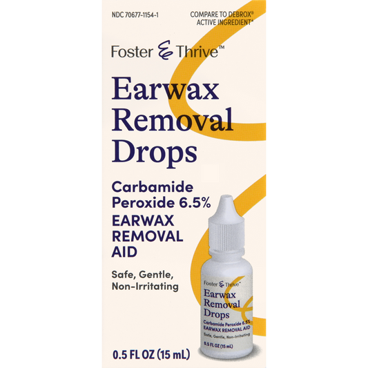 Foster & Thrive Earwax Removal Drops 0.5oz