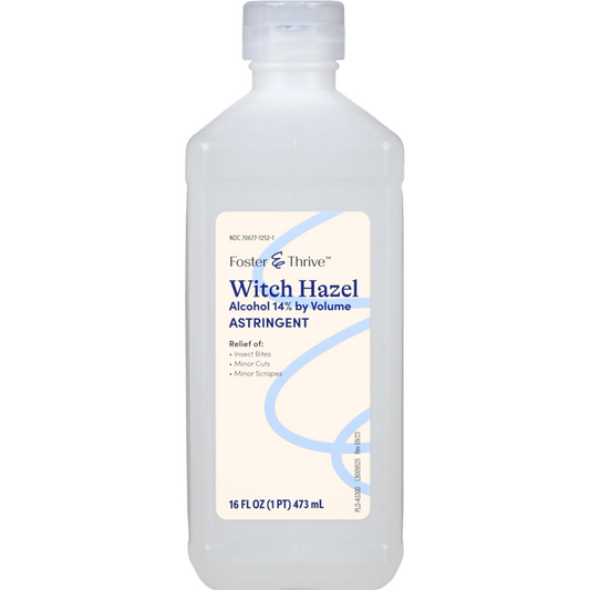 Foster & Thrive Witch Hazel Alcohol 14% by Volume, 16 oz