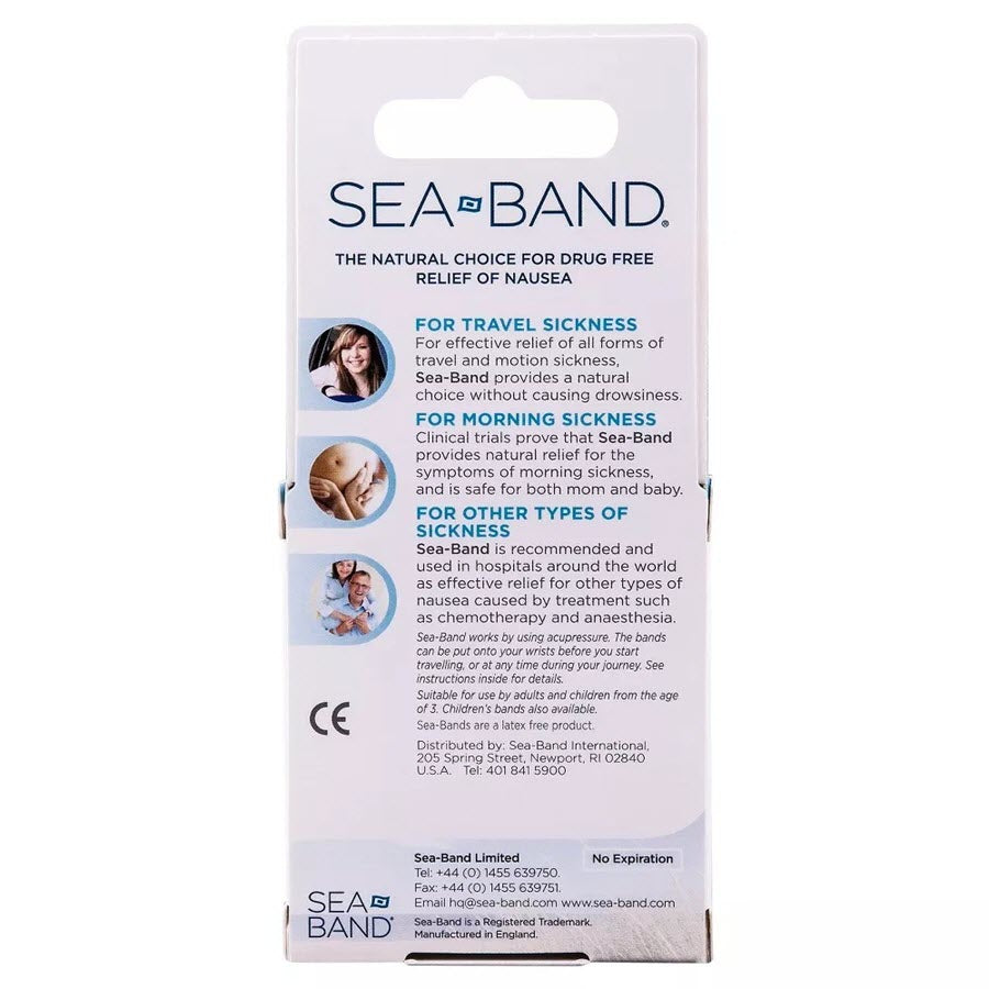 Seaband Nausea Relief Acupressure Wristbands - 2ct