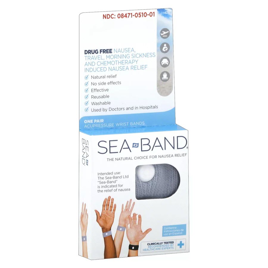 Seaband Nausea Relief Acupressure Wristbands - 2ct