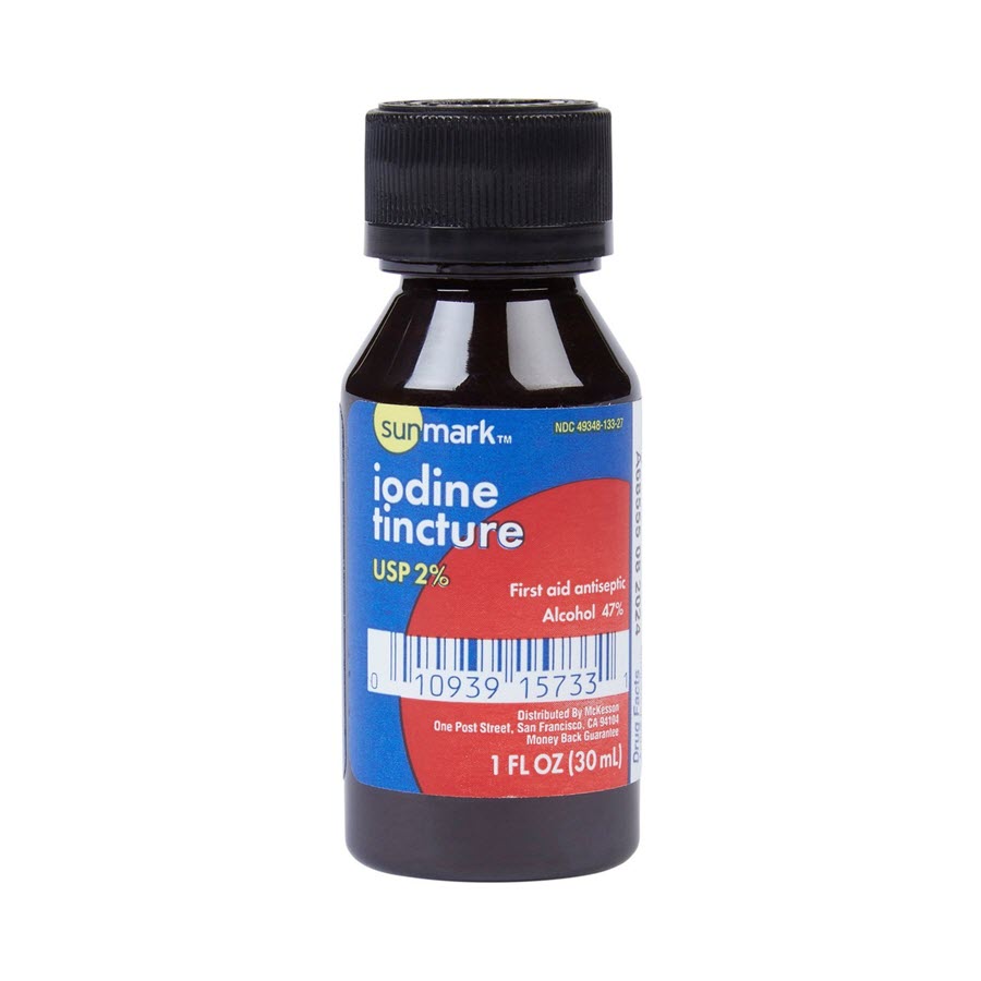 Sunmark Iodine Tincture Antiseptic, 1oz