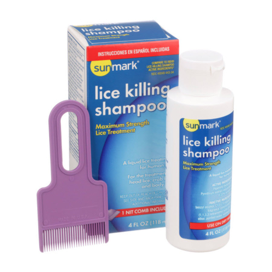 Sunmark Lice Killing Shampoo Maximum Strength, 4oz