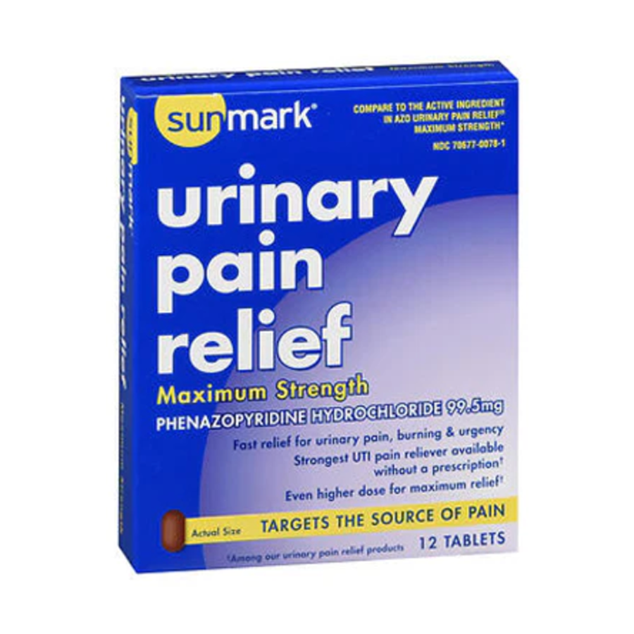 Sunmark Urinary Pain Relief Tablets Maximum Strength - 12ct