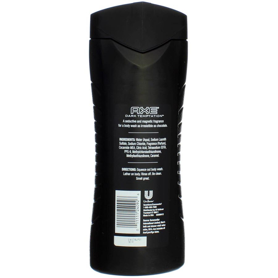 Axe Body Wash Refreshing Fragrances Dark Temptation - 16oz