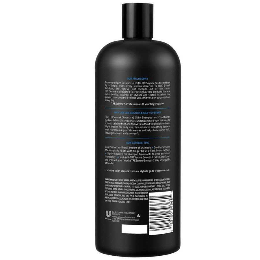 Tresemme Smooth & Silky Shampoo With Argan Oil, 28oz