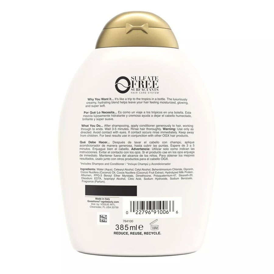 OGX Nourishing Coconut Milk Conditioner, 13oz