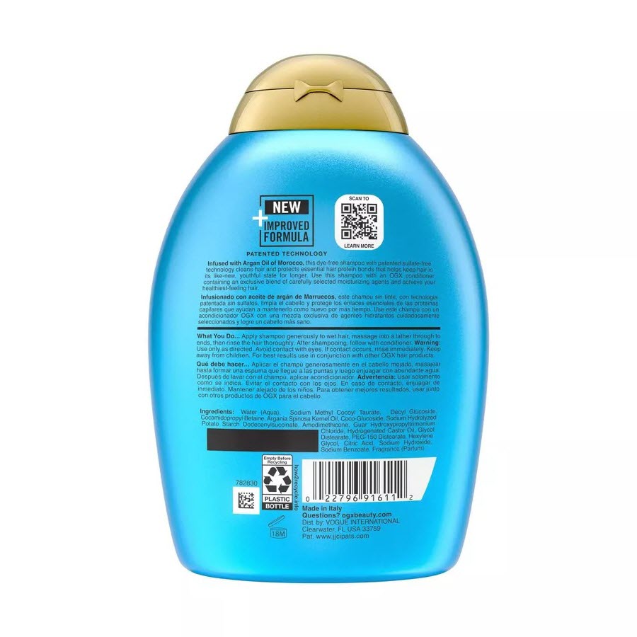 OGX Moroccan Argan Oil Shampoo, 13oz