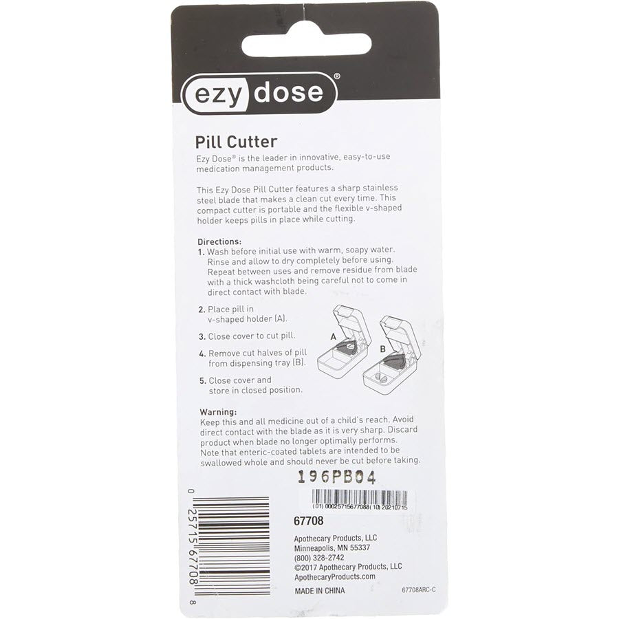 Ezy Dose Pill Cutter and Splitter, 67708