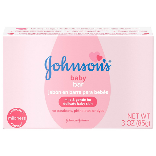 Johnsons Baby Soap Bar For Face And Body, Gentle Fragrance - 3oz