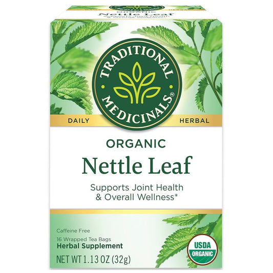 Traditional Medicinals Organic Nettle Leaf Herbal Tea - 16ct