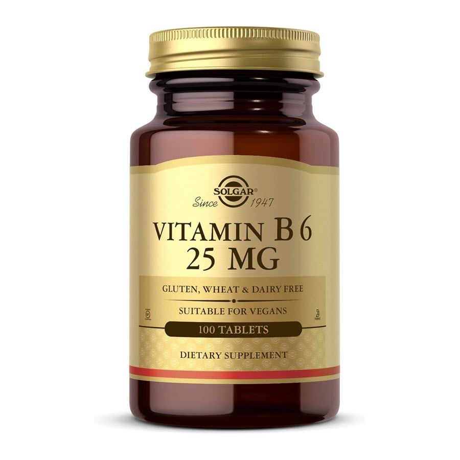 Solgar Vitamin B6 - 25 mg - 100 Tablets