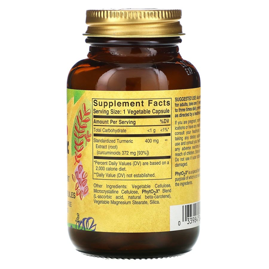 Solgar Sfp Turmeric Extract, 60 Vegetable Capsules