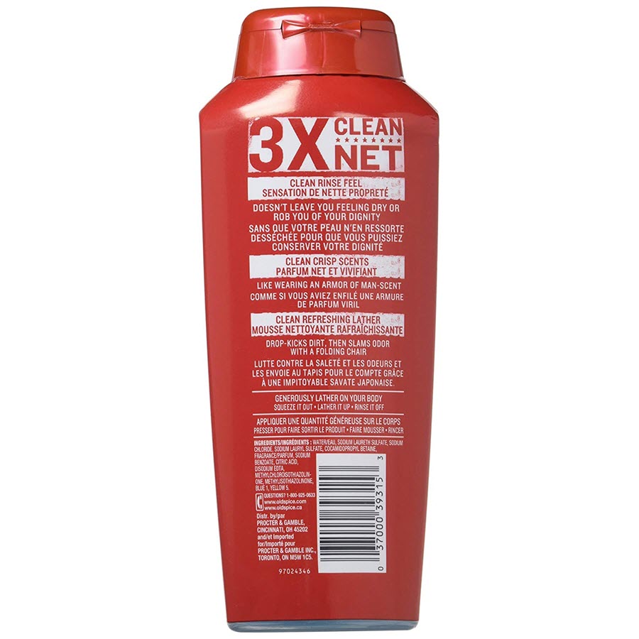 Old Spice High Endurance Body Wash Fresh, 18oz