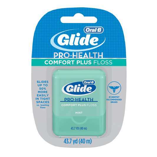 Oral-B Glide Pro-Health Comfort Plus Dental Floss, Mint, 43.7 Yards