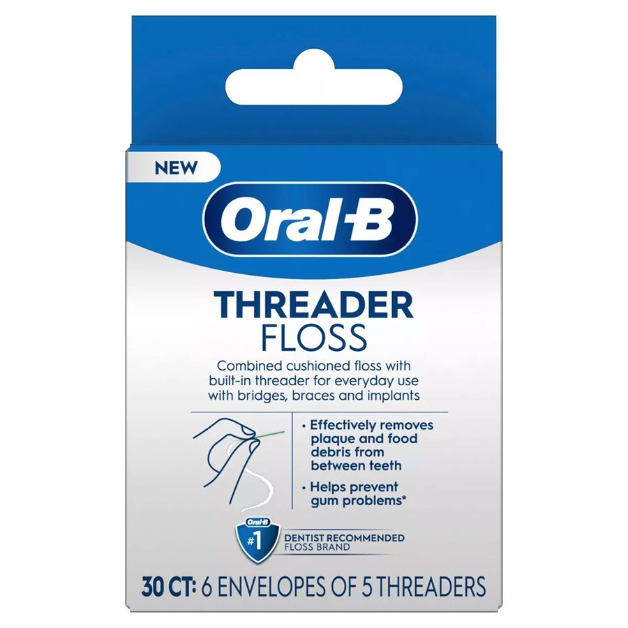 Oral-B Glide Pro-Health Dental Threader Floss - 30ct