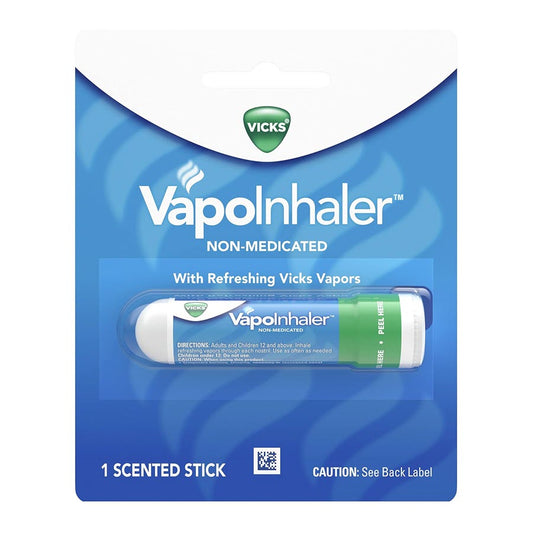 Vicks VapoInhaler Non-Medicated Menthol Vapor, 0.007 oz