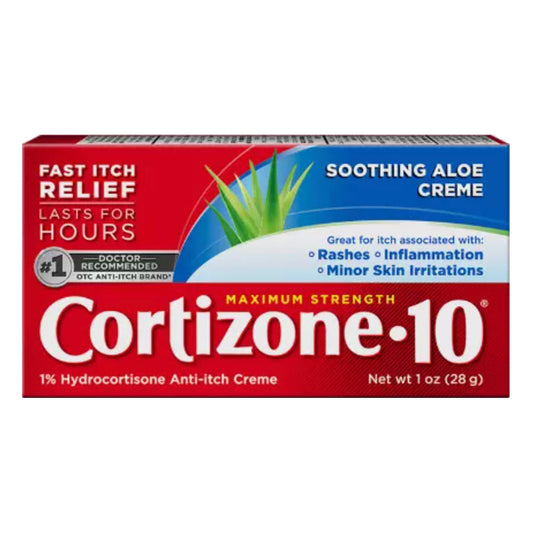 Cortizone-10 Maximum Strength Anti-Itch Cream with Aloe - 1oz