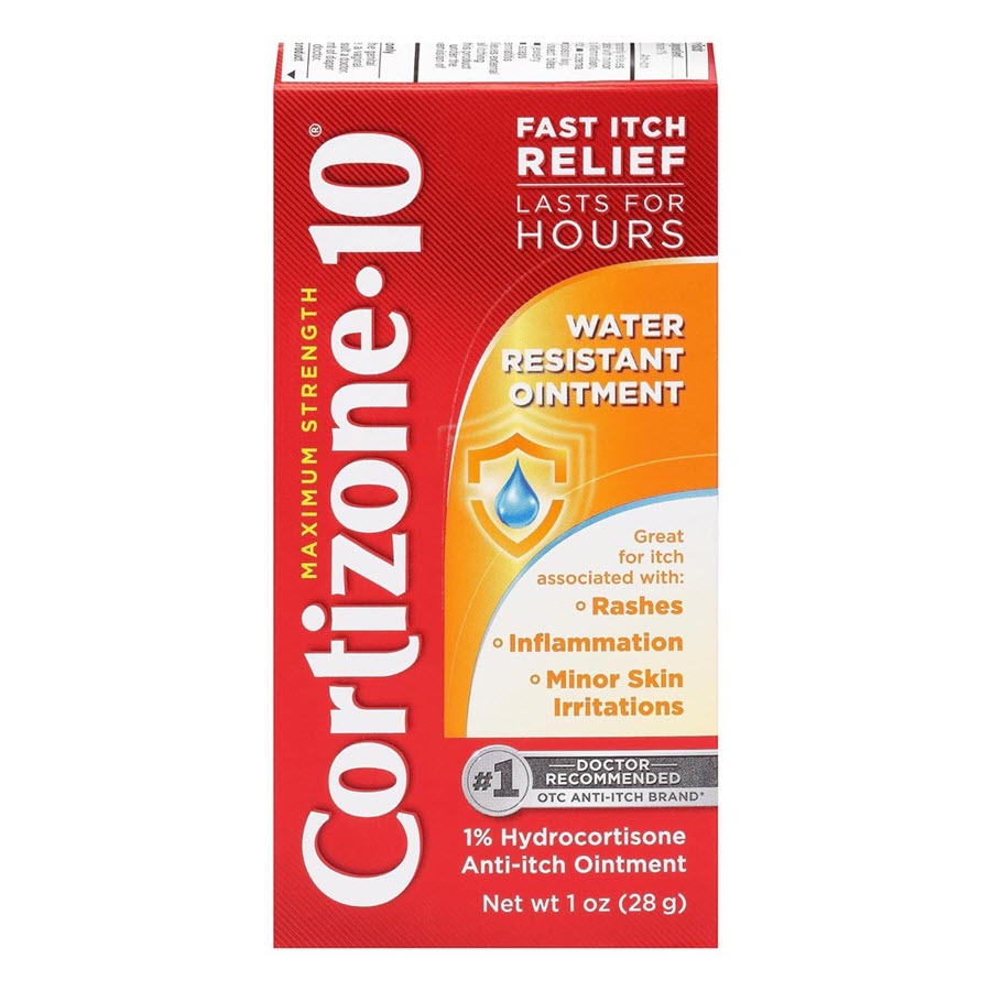 Cortizone-10 Water Resistant Anti-Itch Ointment - 1oz