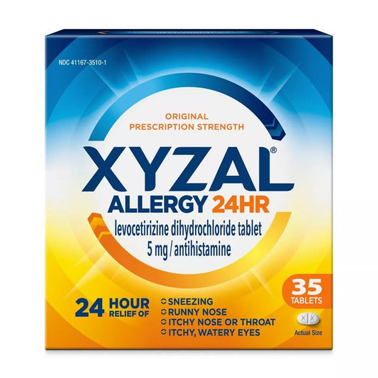 Xyzal Allergy Relief Tablets - Levocetirizine, 35ct