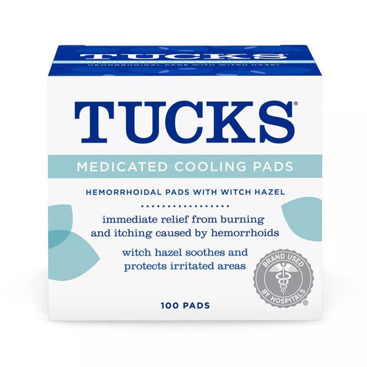 Tucks Medicated Hemorrhoidal Pads - 100ct