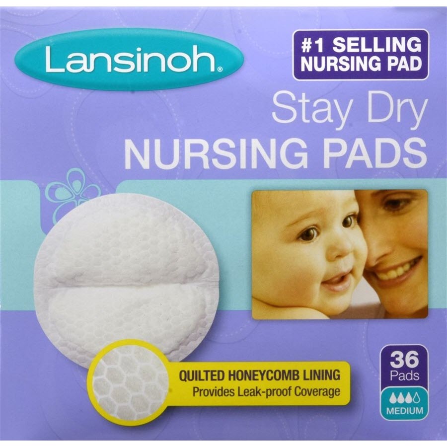 Lansinoh Disposable Nursing Pads For Breastfeeding Mothers, 36ct