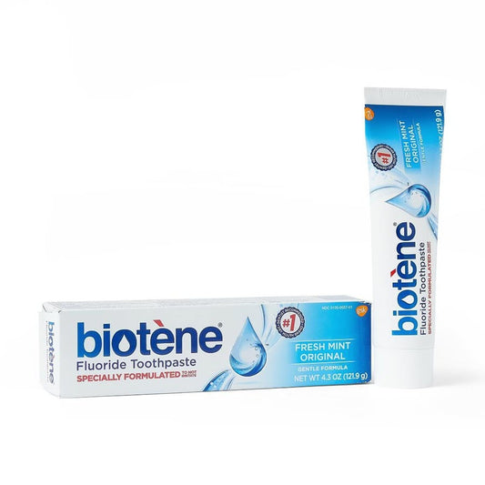 Biotene Gentle Formula Fluoride Toothpaste, Fresh Mint, 4.3oz