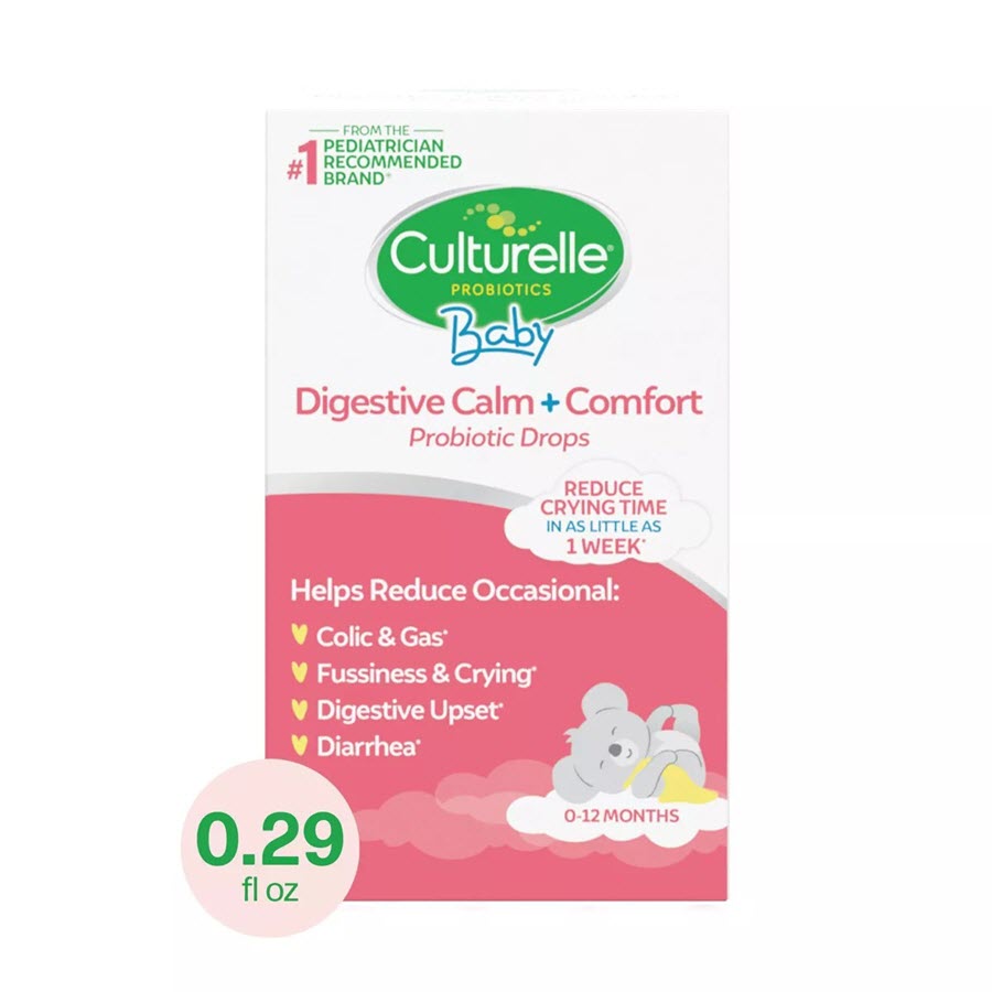 Culturelle Baby Calm Plus Comfort Probiotics Plus Chamomile Drops Helps Reduce Fussiness And Crying, 0.29oz